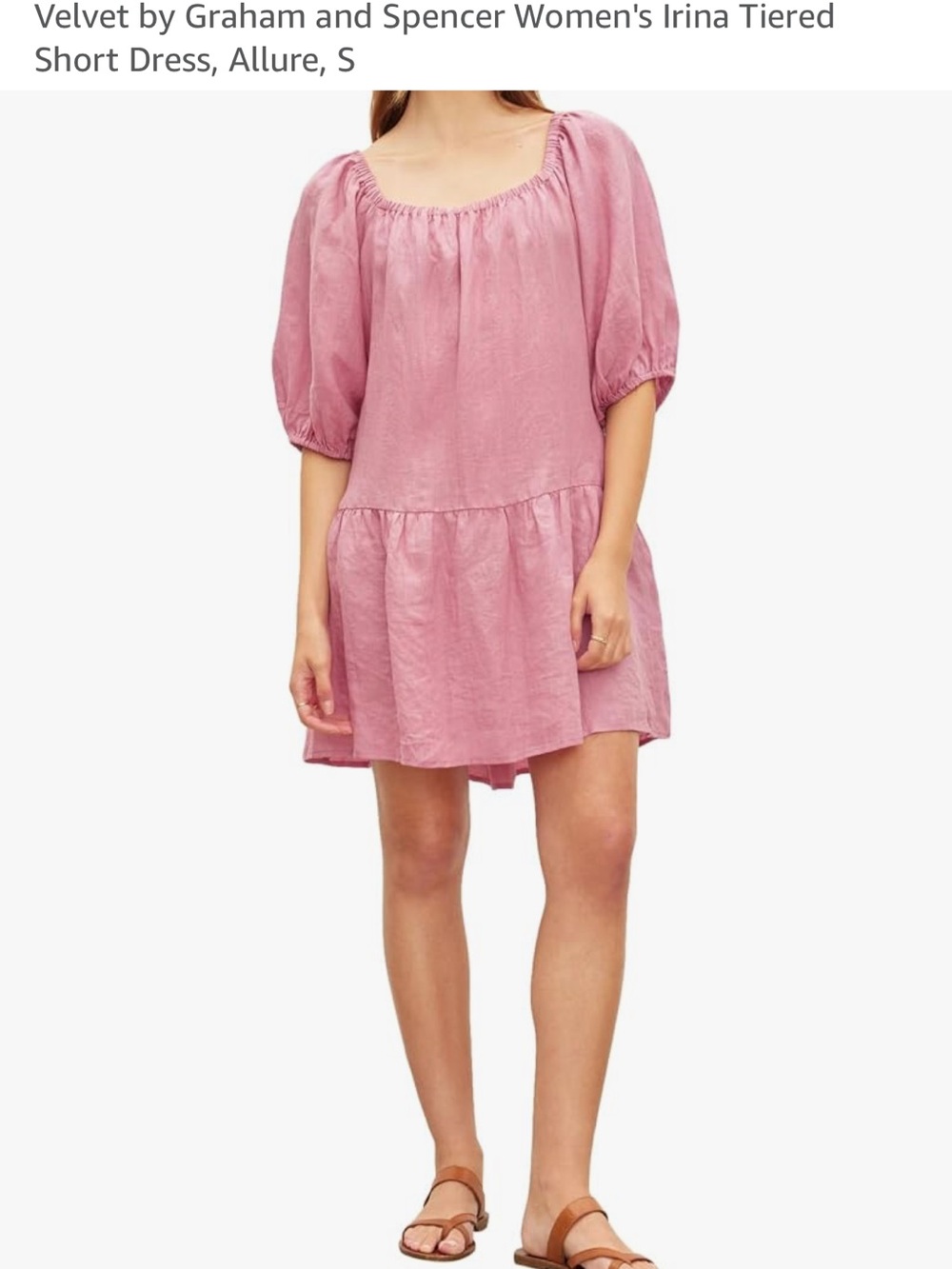Velvet by Graham & Spencer Irina Tiered Mini Dress